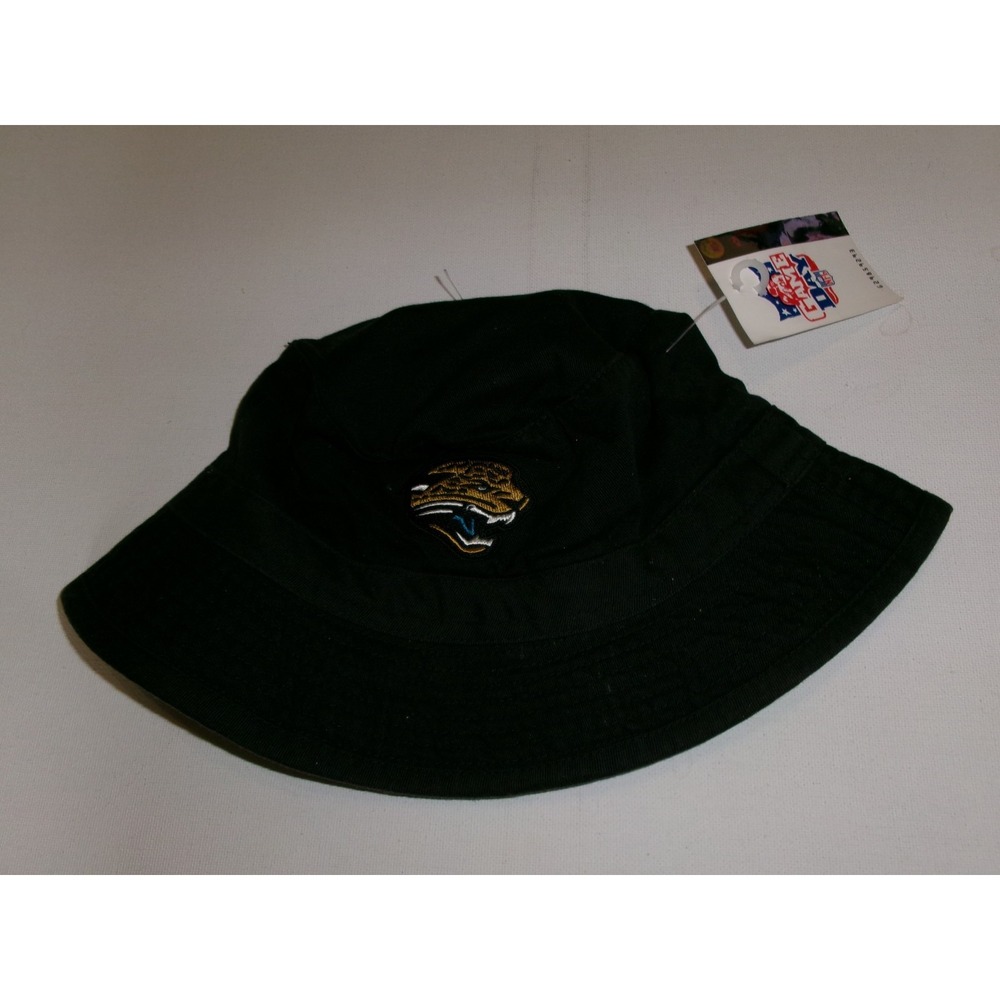 JAGUARS JAX   FLOPPY BUCKET  BEACH GOLF 00S Y2K HAT CAP VINTAGE DEATOCK H3